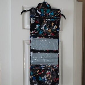 Vera Bradley Black Multicolor Hanging Jewelry Organizer